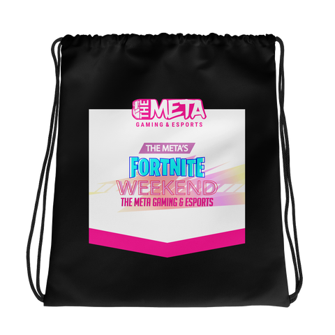 The Meta Fortnite Weekend Drawstring Bag