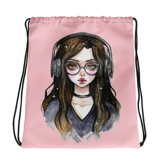 Spooky Babe Gaming Drawstring bag