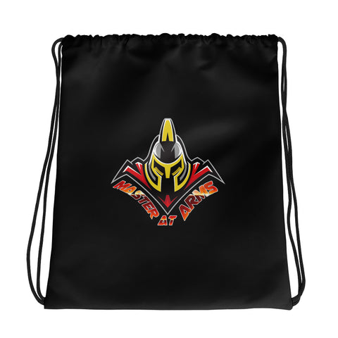 Master At Arms Logo Drawstring Bag