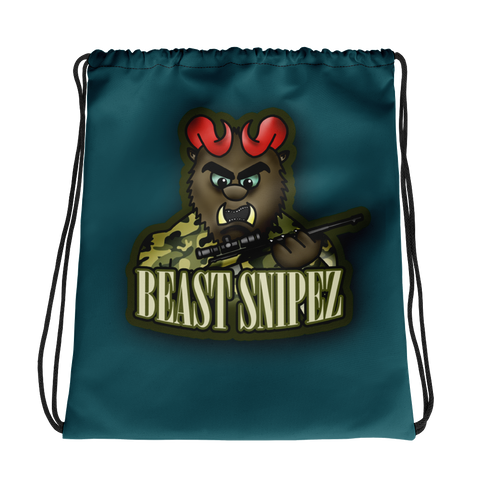 Beast_Snipez Drawstring Bag