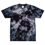 LilDittle Oversized Embroidered Tie-Dye Tee