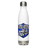 TimeZone Traveler Stainless Steel Water Bottle
