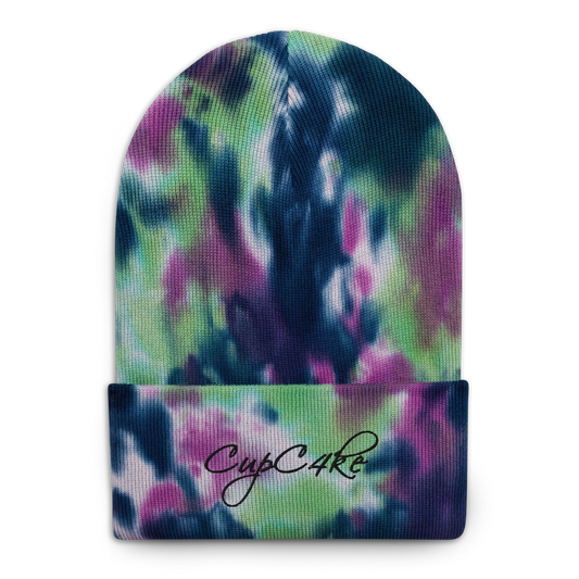 Cupc4ke Tie-dye beanie