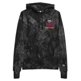Grub and Dub Champion Embroidered Tie-Dye Hoodie