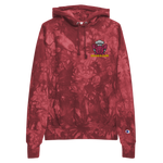 Grub and Dub Champion Embroidered Tie-Dye Hoodie