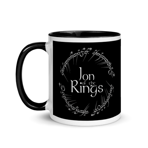 Jon of the Rings Accent Mug