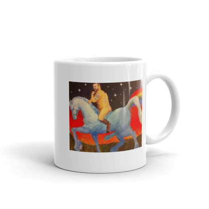 X-Bit Gaming Villain on a Unicorn Mug