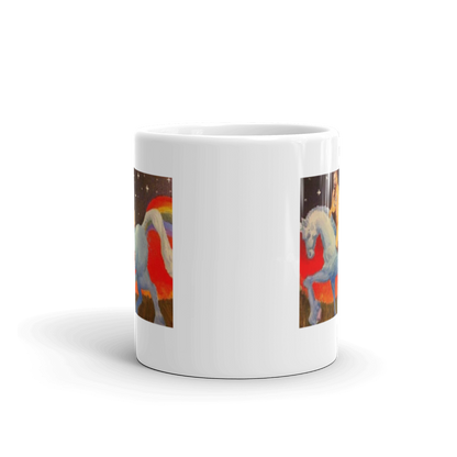X-Bit Gaming Villain on a Unicorn Mug