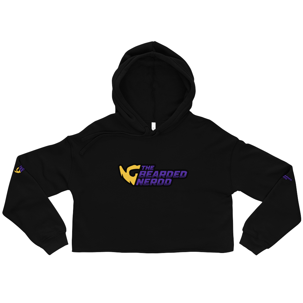 TheBeardedNerdd Crop Hoodie