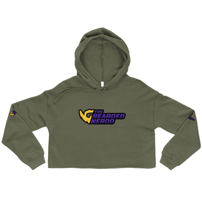 TheBeardedNerdd Crop Hoodie