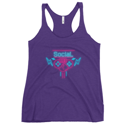 SociaL Ladies Racerback Tank