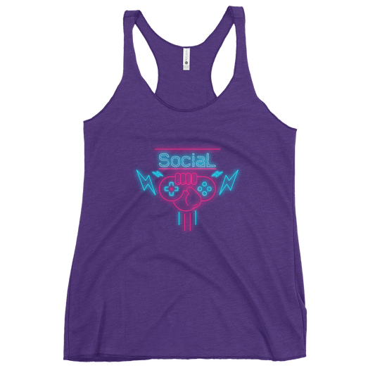 SociaL Ladies Racerback Tank