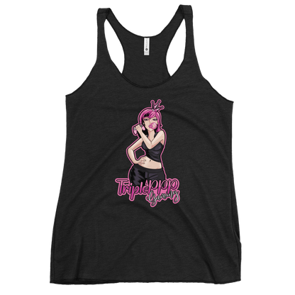 Triple PPP Gaming Ladies Racerback Tank