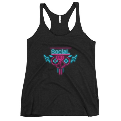 SociaL Ladies Racerback Tank