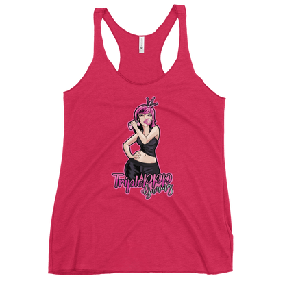 Triple PPP Gaming Ladies Racerback Tank