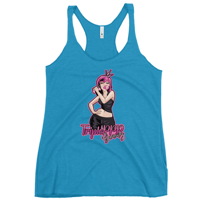 Triple PPP Gaming Ladies Racerback Tank